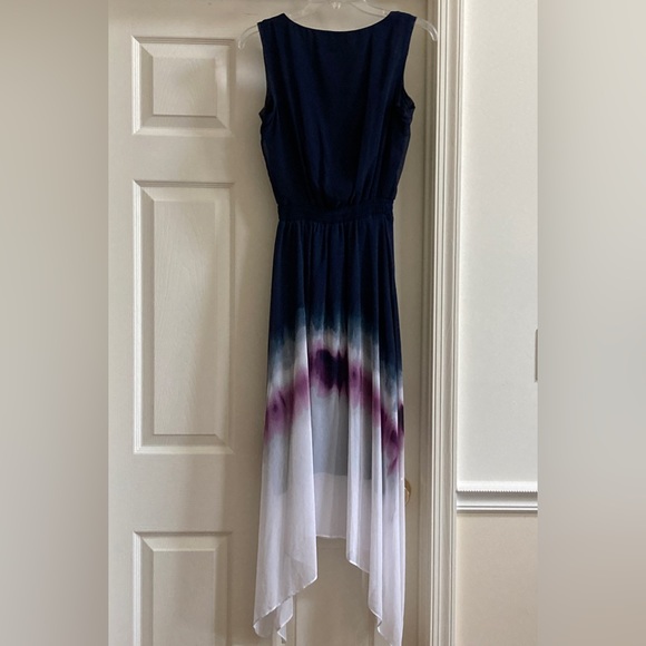 Simply Vera Vera Wang Sleeveless V Neck Shark-bite Hem Dress Size XS - Picture 11 of 12